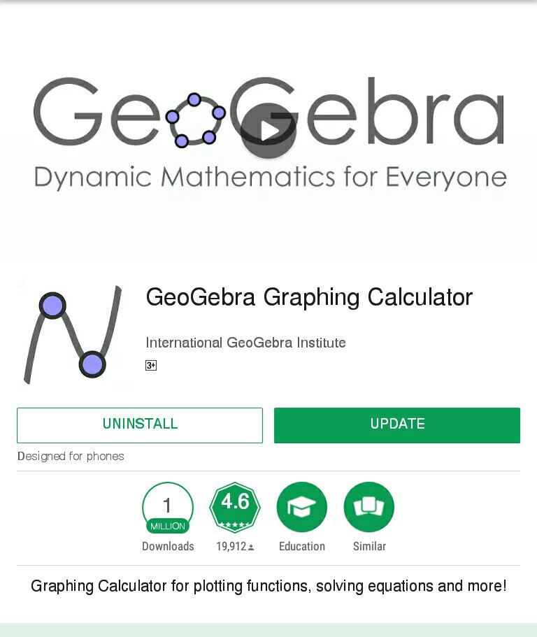 Geogebra Icon In Android GeoGebra for android | សាលាបង្រៀនគួរស្ទីម